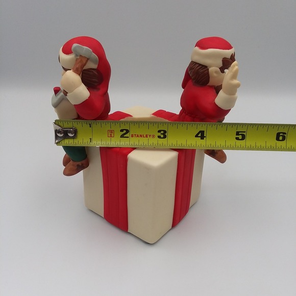 Partylite Santa's Elves Votive Holder Christmas Decor Holiday Gift Retired - Picture 10 of 11